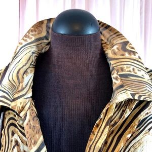 Beautiful animal print shell fabric